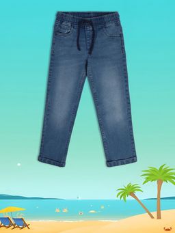 MINI KLUB - Solid/Plain Boys Blue Denim Jeans