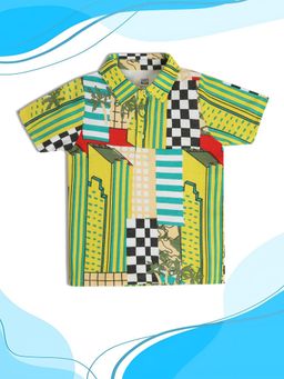 MINI KLUB - Printed Boys Multi-Color Polo T-Shirt