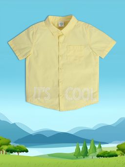 MINI KLUB - Printed Boys Yellow Shirt