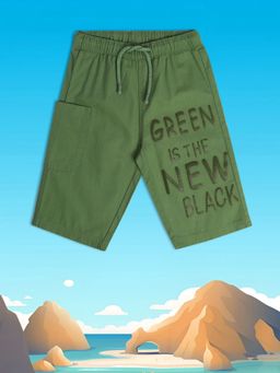 MINI KLUB - Printed Boys Green Short