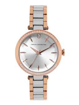 French Connection - Silver Analogue Watch For Women - FCP22SM
