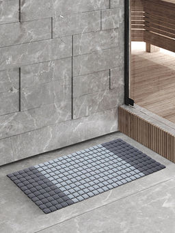 OBSESSIONS - Pvc Anti Slip Shower Mat, Grey