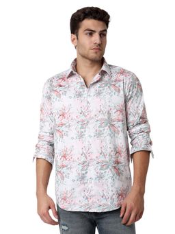 Spykar - Men Multicolor Slim Fit Printed Full Sleeve Casual Shirt