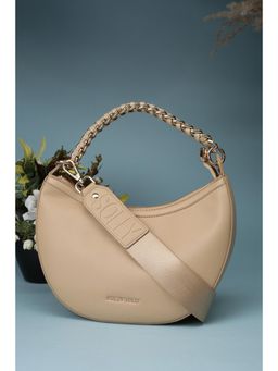 Allen Solly - Women Beige Casual Sling Bag With Detachable Strap