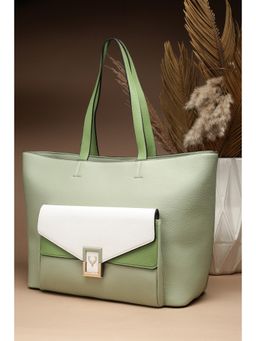 Allen Solly - Women Green Formal Handbag