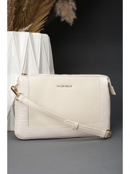Allen Solly - Women Beige Casual Sling Bag