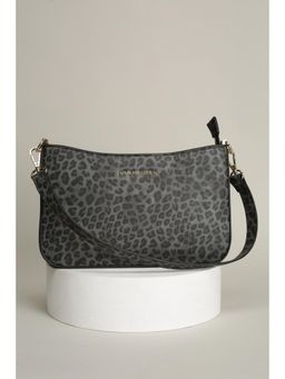Van Heusen - Women Grey Printed Casual Handbag