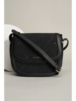 Van Heusen - Women Black Solid Casual Sling Bag