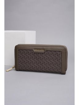 Van Heusen - Women Brown Printed Casual Wallet