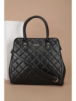 Van Heusen - Women Black Solid Casual Sling Bag With Detachable Strap