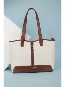 Van Heusen - Women White Colorblock Casual Handbag