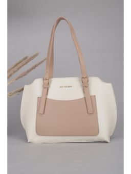 Van Heusen - Women White Colorblock Casual Handbag