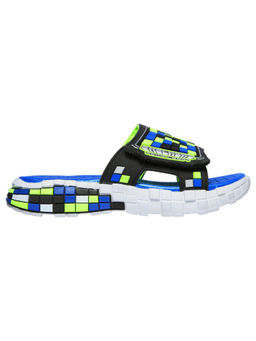 SKECHERS - Boys Mega-Craft Sandal-Cubosplash Black Flipflops