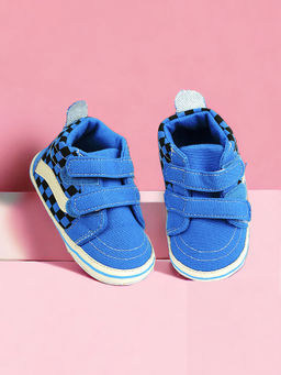 Baby Moo - Stylish Casual Velcro Straps Anti-Skid Sneakers - Blue