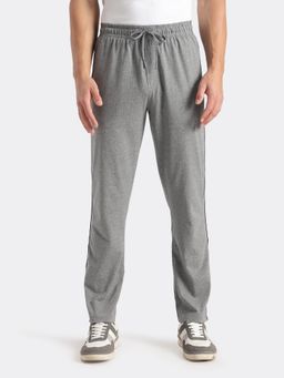 Jockey - 9500 Men Super Combed Cotton Rich Regular Fit Trackpant - Mid Grey Melange