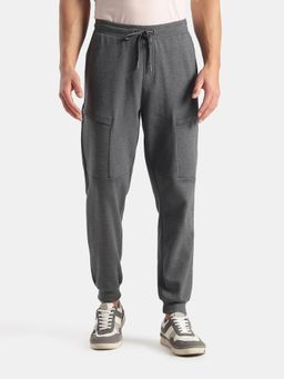 Jockey - AM72 Men Super Combed Cotton Rich Regular Fit Jogger - Charcoal Melange