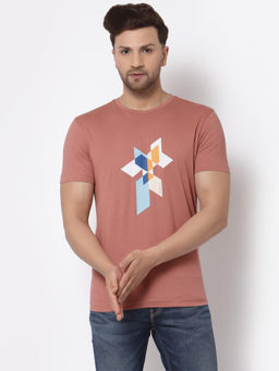 Red Tape - Pale Pink Cotton Mens T-Shirt