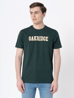 Red Tape - Dark Green Cotton Mens T-Shirt