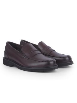 Rockport - Bedford Penny Loafers and Slip-Ons Leather Shoe Brown Smooth