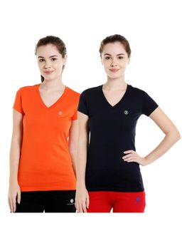 Bodycare - Bodyactive Pack Of 2 Women'S Tshirt - Multi-Color