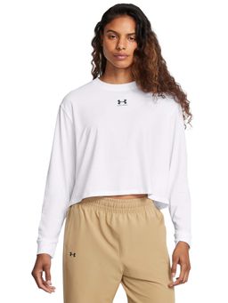 Under Armour - Women Rival Boxy Long sleeve Crop T-Shirt