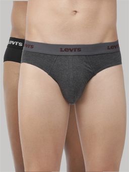 Levi's - Men Cotton 100 Ca Solid Neo Brief Snug Fit (pack Of 2) Multi-Color