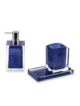Freelance - Prismus Bathroom Accessories Polyresin Blue Solid Textured