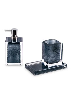 Freelance - Prismus Bathroom Accessories Polyresin Grey Solid Textured