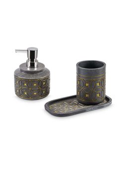 Freelance - Soho Bathroom Accessories Polyresin Grey Solid Textured