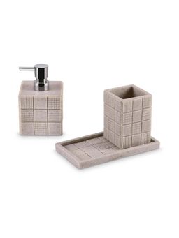 Freelance - Soho Bathroom Accessories Polyresin Grey Solid Textured