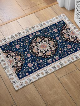 Urban Space - Digital Printed Chenille Bath Mat with Anti-Skid Backing