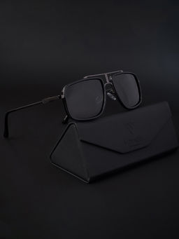 Voyage - Polarized & UV Protected Black Wayfarer Sunglasses for Unisex Adult - 1094MG4141