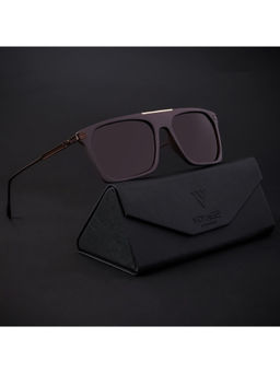 Voyage - Brown Polarized Wayfarer Sunglasses for Men & Women - 20089PMG4449