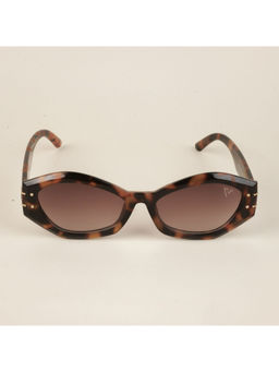 Voyage - UV Protected Brown Oval Sunglasses for Women - 2312MG4170