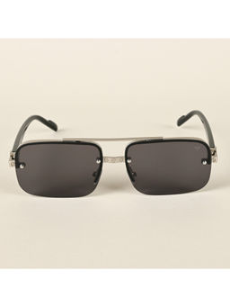 Voyage - Black Rectangle Sunglasses for Men & Women - 2317MG4502