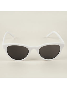 Voyage - UV Protection Grey Oval Sunglasses for Women - 3372MG4080