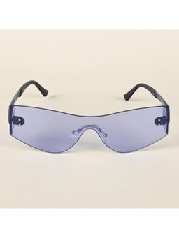 Voyage - Light Purple Wrap Around Sunglasses for Men & Women - 3567MG4524