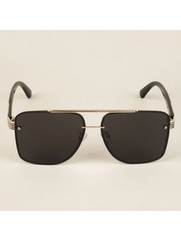 Voyage - UV Protected Black Wayfarer Sunglasses for Unisex Adult - 58236MG4162