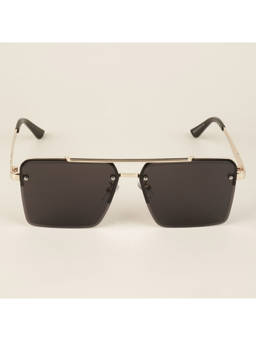 Voyage - UV Protected Black Wayfarer Sunglasses for Unisex Adult - 58238MG4159