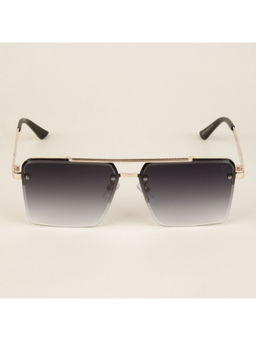 Voyage - UV Protected & Gradient Grey Wayfarer Sunglasses for Unisex Adult - 58238MG4160