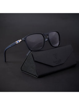 Voyage - Navy Blue Polarized Wayfarer Sunglasses for Men & Women - 78077PMG4305