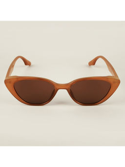 Voyage - UV Protection Brown Cateye Sunglasses for Women - 86575MG4075
