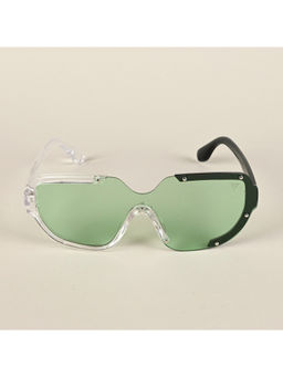 Voyage - UV Protected Green Wayfarer Sunglasses for Unisex Adult - 8721MG4185