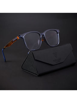 Voyage - Blue Polarized Wayfarer Sunglasses for Men & Women - 893PMG4461