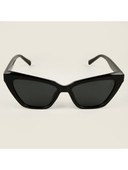 Voyage - UV Protected Black Cateye Sunglasses for Women - 9170MG4095