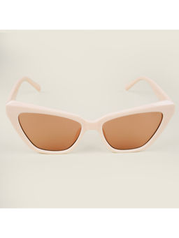 Voyage - UV Protected & Gradient Light Brown Cateye Sunglasses for Women - 9170MG4096