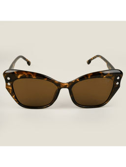 Voyage - UV Protected & Gradient Brown Cateye Sunglasses for Women - 9174MG4108