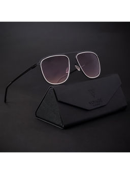 Voyage - Black Polarized Wayfarer Sunglasses for Men & Women - A2015MG4288