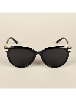 Voyage - Black Oval Sunglasses for Women - G15059MG4225
