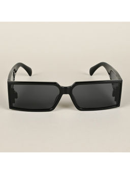 Voyage - Black Rectangle Sunglasses for Men & Women - LH070MG4509